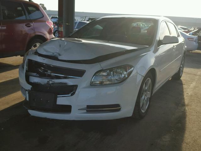 1G1ZC5EB3AF200674 - 2010 CHEVROLET MALIBU 1LT WHITE photo 2