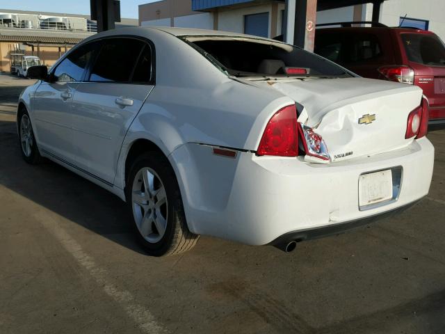 1G1ZC5EB3AF200674 - 2010 CHEVROLET MALIBU 1LT WHITE photo 3