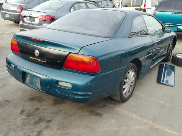 4C3AU52N7WE104403 - 1998 CHRYSLER SEBRING LX GREEN photo 4