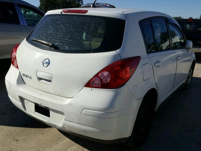 3N1BC13E37L369545 - 2007 NISSAN VERSA S WHITE photo 4