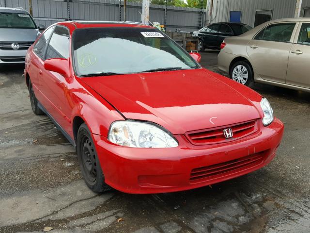 1HGEJ8244YL005814 - 2000 HONDA CIVIC EX RED photo 1