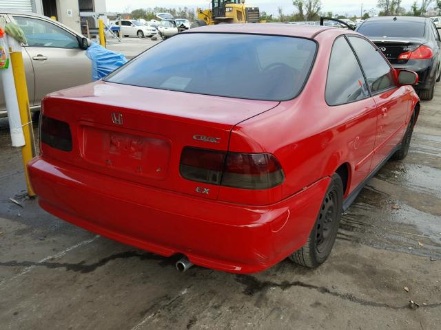 1HGEJ8244YL005814 - 2000 HONDA CIVIC EX RED photo 4