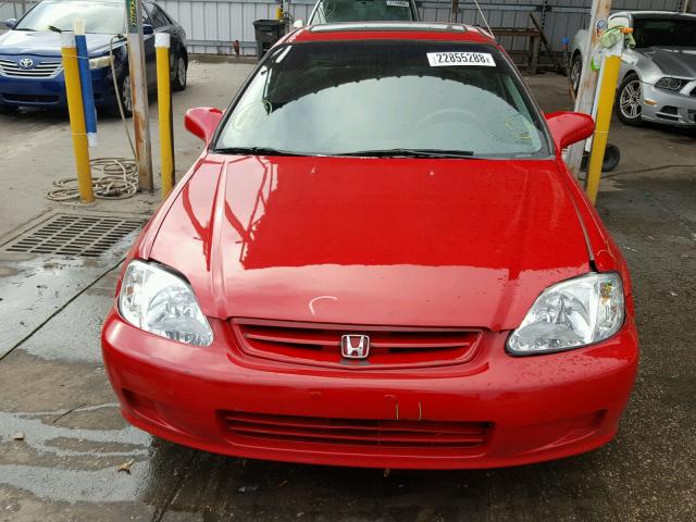 1HGEJ8244YL005814 - 2000 HONDA CIVIC EX RED photo 9