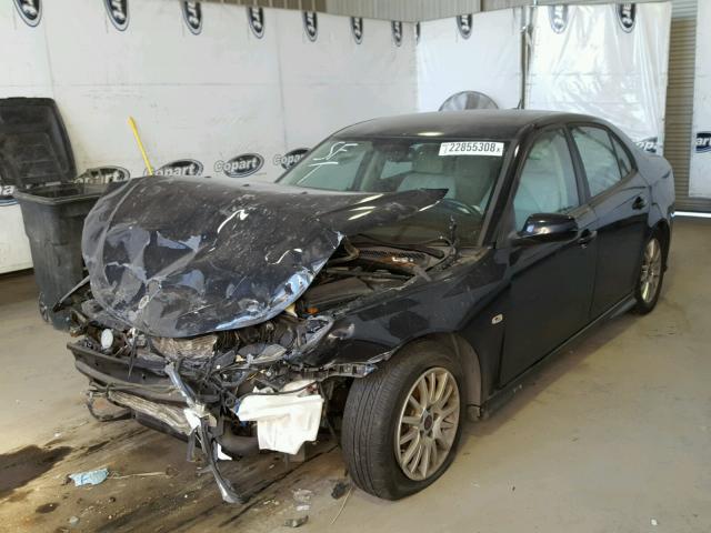 YS3FB49Y881013694 - 2008 SAAB 9-3 2.0T BLACK photo 2