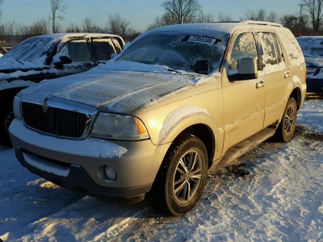 5LMEU88H14ZJ07779 - 2004 LINCOLN AVIATOR CREAM photo 2