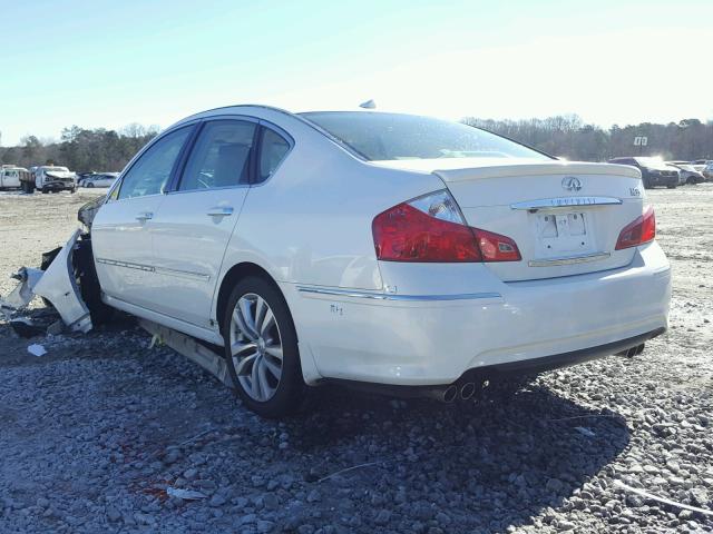 JN1CY0AP0AM910407 - 2010 INFINITI M35 BASE WHITE photo 3