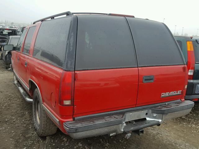 3GNEC16R8XG185677 - 1999 CHEVROLET SUBURBAN C RED photo 3