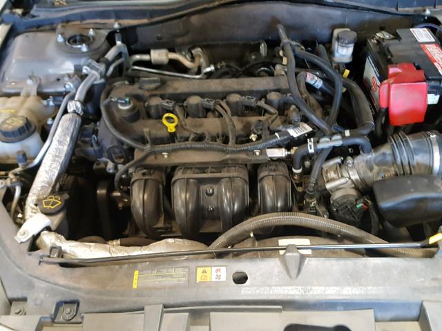 3FAHP0HA9BR318719 - 2011 FORD FUSION SE GRAY photo 7