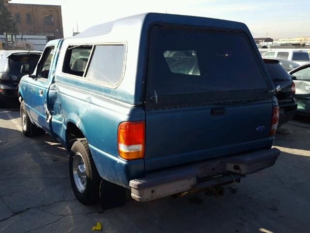 1FTCR10U7SUA37571 - 1995 FORD RANGER GREEN photo 3