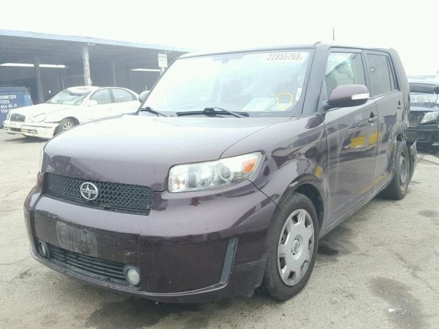 JTLZE4FE1A1117329 - 2010 TOYOTA SCION XB PURPLE photo 2