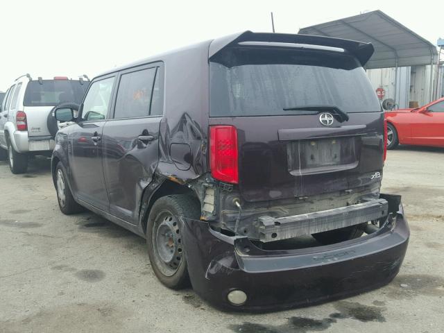 JTLZE4FE1A1117329 - 2010 TOYOTA SCION XB 紫色 照片 3