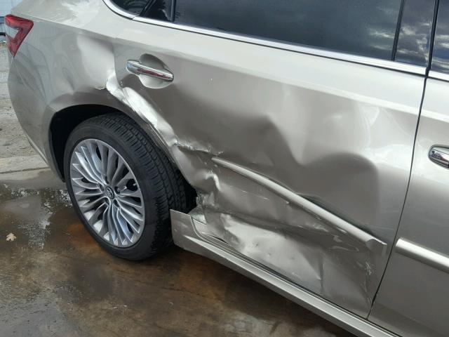 4T1BK1EB9GU231500 - 2016 TOYOTA AVALON XLE SILVER photo 9