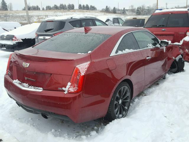 1G6AL1R31F0100134 - 2015 CADILLAC ATS PREMIU MAROON photo 4