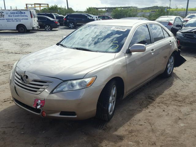 4T1BE46K38U218783 - 2008 TOYOTA CAMRY CE GOLD photo 2