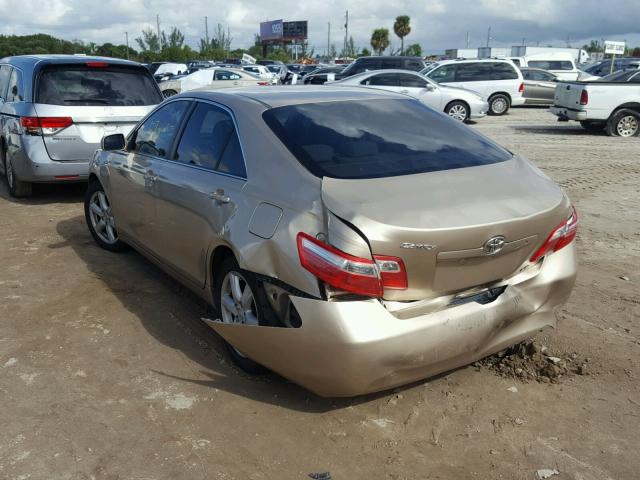 4T1BE46K38U218783 - 2008 TOYOTA CAMRY CE GOLD photo 3