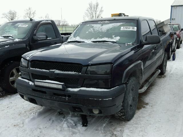 2GCEK13T551264404 - 2005 CHEVROLET SILVERADO BLUE photo 2