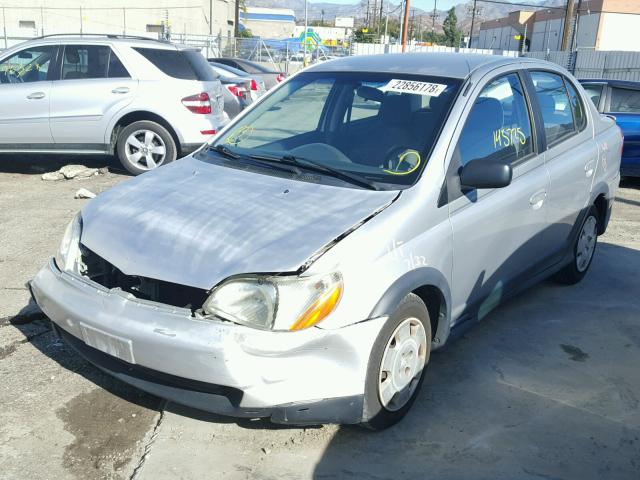 JTDBT123310127310 - 2001 TOYOTA ECHO GRAY photo 2