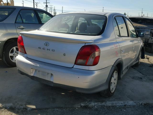 JTDBT123310127310 - 2001 TOYOTA ECHO GRAY photo 4