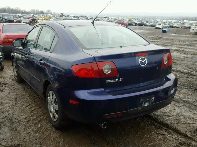 JM1BK12F461414492 - 2006 MAZDA 3 I BLUE photo 3