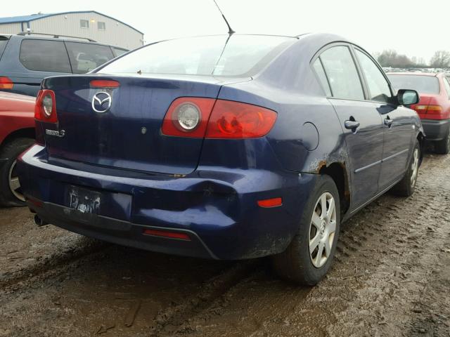 JM1BK12F461414492 - 2006 MAZDA 3 I BLUE photo 4