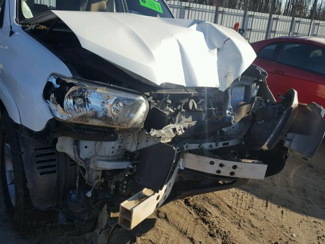 JTEZU5JRXC5042250 - 2012 TOYOTA 4RUNNER SR WHITE photo 9