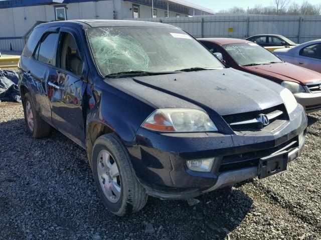 2HNYD18213H514047 - 2003 ACURA MDX BLUE photo 1