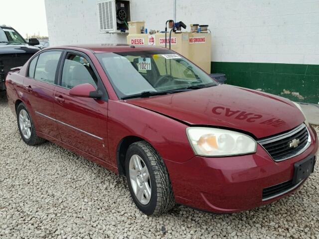 1G1ZT51846F164771 - 2006 CHEVROLET MALIBU LT BURGUNDY photo 1