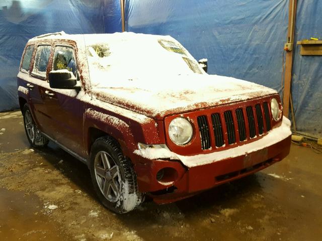 1J8FF28WX7D357775 - 2007 JEEP PATRIOT SP RED photo 1