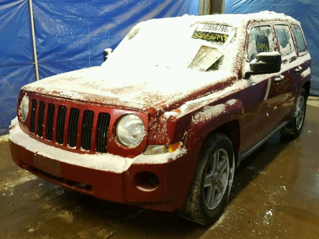 1J8FF28WX7D357775 - 2007 JEEP PATRIOT SP RED photo 2