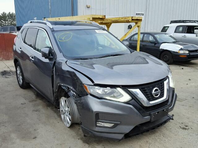 5N1AT2MV1HC791271 - 2017 NISSAN ROGUE SV GRAY photo 1