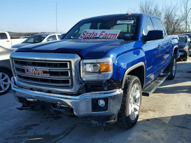 3GTP1UEH1EG228593 - 2014 GMC SIERRA C15 BLUE photo 2