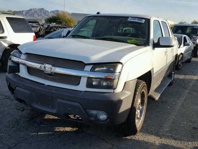 3GNEC12T34G129370 - 2004 CHEVROLET AVALANCHE WHITE photo 2