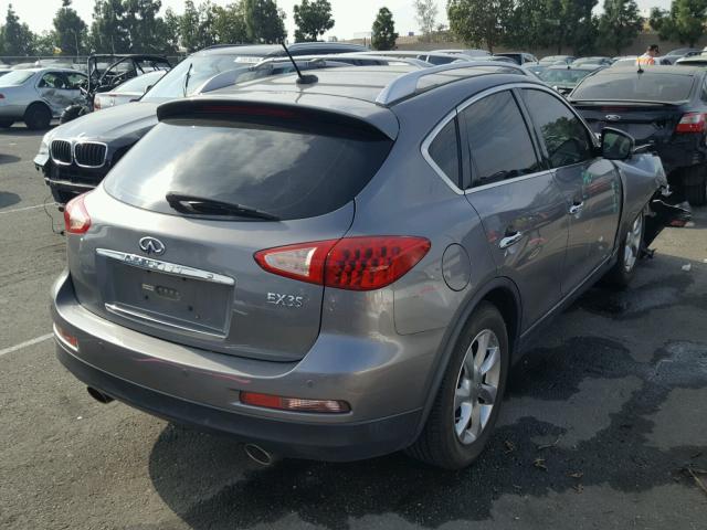 JNKAJ09F18M354296 - 2008 INFINITI EX35 BASE GRAY photo 4