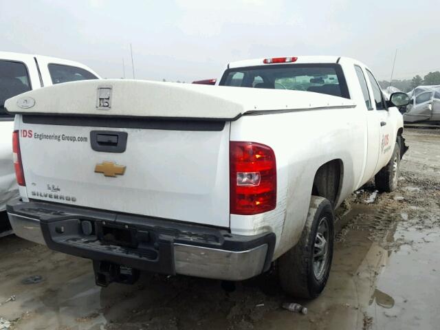 1GC2CVCG4DZ184317 - 2013 CHEVROLET SILVERADO WHITE photo 4