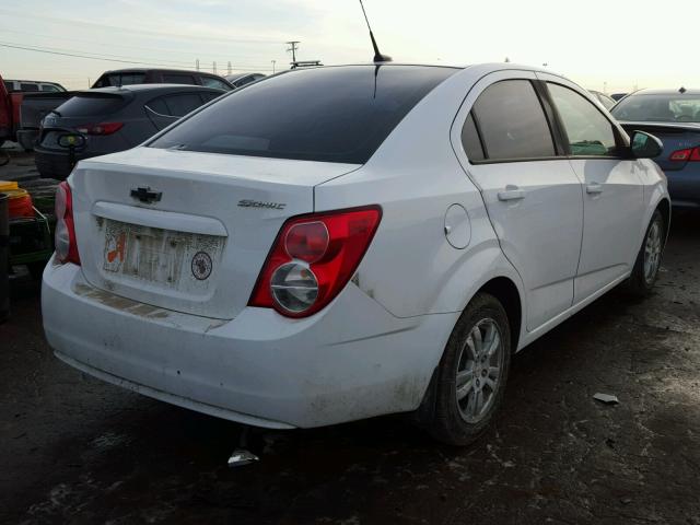 1G1JB5SH1C4165379 - 2012 CHEVROLET SONIC LS 白色 照片 4