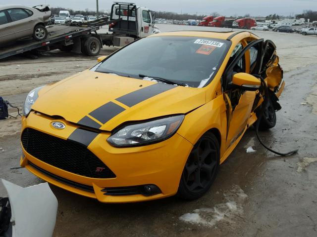 1FADP3L99DL332960 - 2013 FORD FOCUS ST YELLOW photo 2