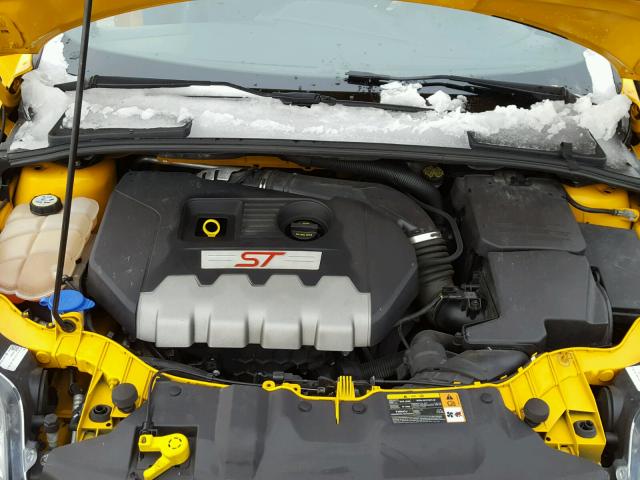 1FADP3L99DL332960 - 2013 FORD FOCUS ST YELLOW photo 7