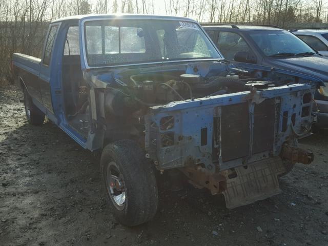 1FTEX15N7PKC00061 - 1993 FORD F150 BLUE photo 1