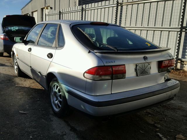 YS3DD58H9Y2032550 - 2000 SAAB 9-3 SILVER photo 3