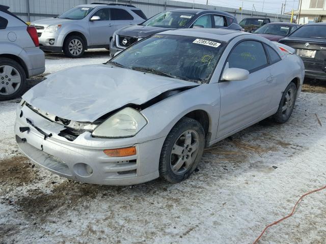 4A3AC44G85E003861 - 2005 MITSUBISHI ECLIPSE GS SILVER photo 2