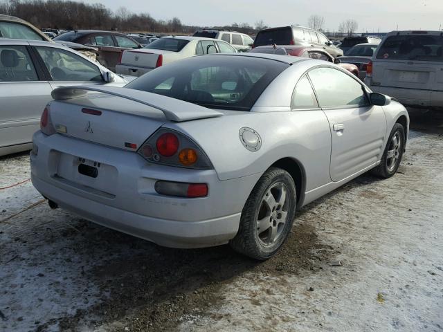 4A3AC44G85E003861 - 2005 MITSUBISHI ECLIPSE GS SILVER photo 4