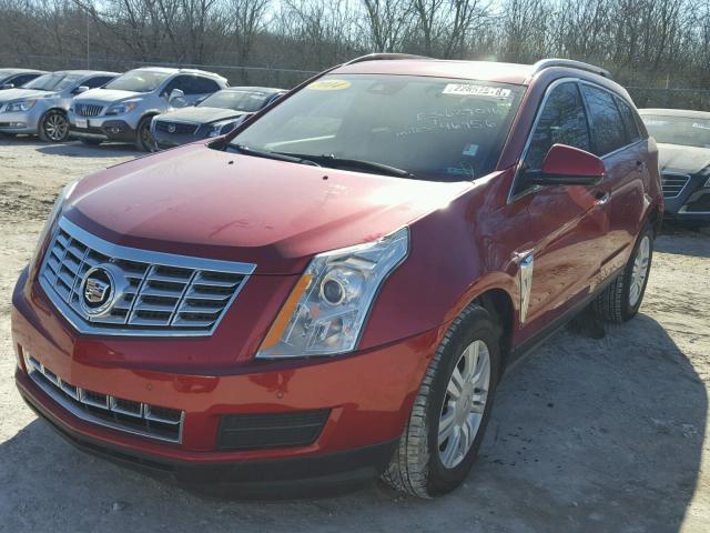 3GYFNBE37ES629016 - 2014 CADILLAC SRX LUXURY RED photo 2