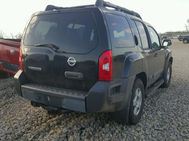 5N1AN08W95C619275 - 2005 NISSAN XTERRA OFF BLACK photo 4