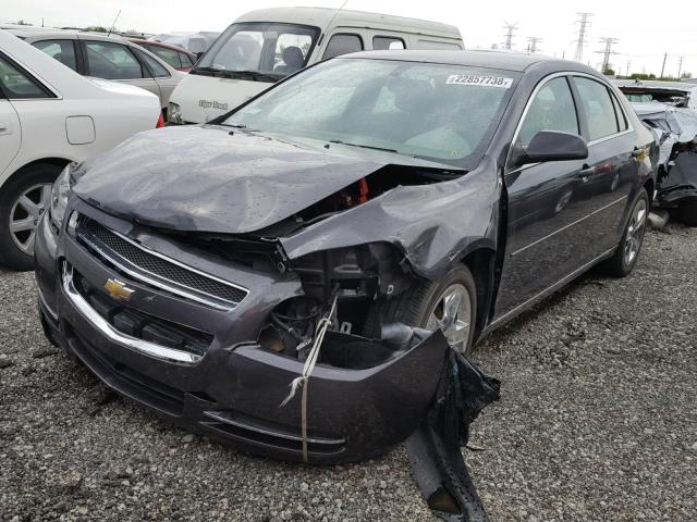 1G1ZC5EB4AF277599 - 2010 CHEVROLET MALIBU 1LT 灰色 照片 2