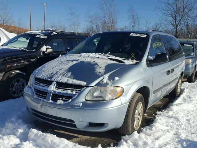 1D4GP24R36B612093 - 2006 DODGE GRAND CARA TURQUOISE photo 2