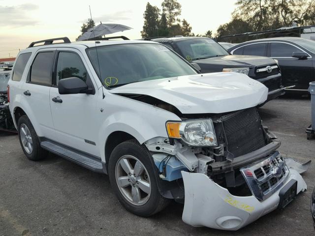 1FMCU03148KA78329 - 2008 FORD ESCAPE XLT WHITE photo 1