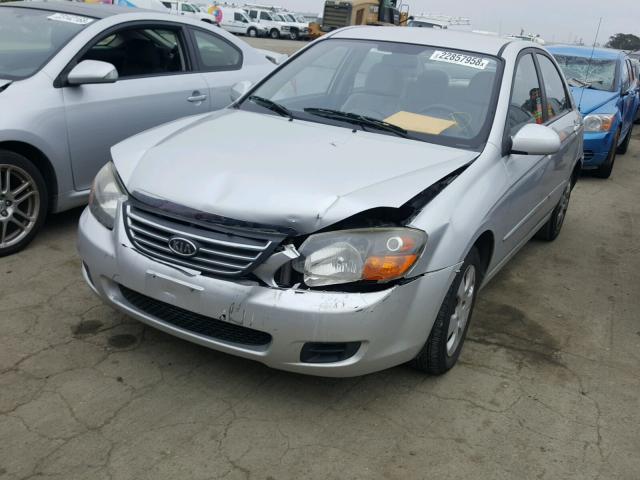 KNAFE222495664353 - 2009 KIA SPECTRA EX SILVER photo 2