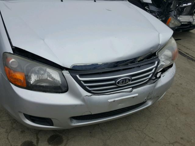 KNAFE222495664353 - 2009 KIA SPECTRA EX SILVER photo 9