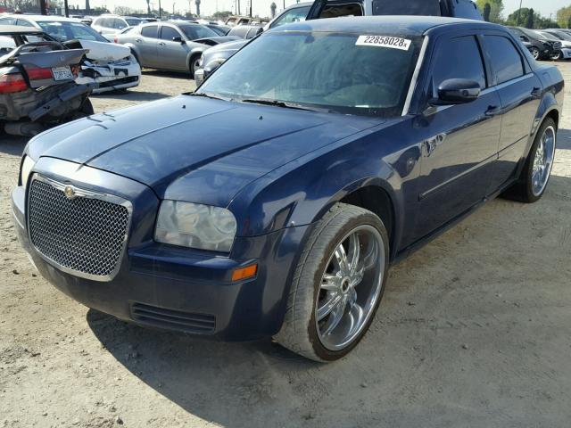 2C3KA43R96H281036 - 2006 CHRYSLER 300 BLUE photo 2