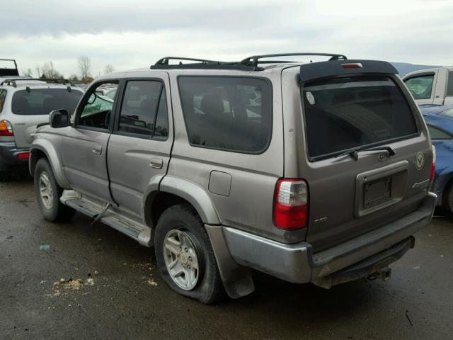 JT3HN86R620363421 - 2002 TOYOTA 4RUNNER SR BEIGE photo 3